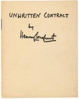 Unwritten Contract