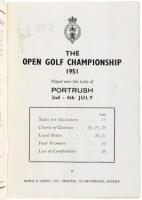 The Open Golf Championship 1951. Played over the Links of Portrush, 2nd-6th July. Official Programme, Friday