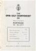 The Open Golf Championship 1951. Played over the Links of Portrush, 2nd-6th July. Official Programme, Friday