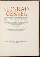 On the Admiration of Mountains.... First printed at Zurich in 1543. A Description of the Riven Mountain...originally printed...at Zurich in 1555. Together with: On Conrad Gesner and The Mountaineering of Theuerdank, by J. Monroe Thorington