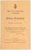 Official Programme for the Open Golf Championship at Muirfield