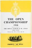 The Open Golf Championship 1958 Played over the Links of the Royal Lytham & St. Annes Golf Club. Monday, June 30, to Friday July 4th. Official Daily Programme, Friday, 4th July