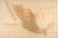 Carta General De La República Mexicana Formada en la Secretaria de Fomento, con mejoramiento de datos, por Disposición del Secretario Del Ramo Ingeniero Manual Fernández Leal 1899
