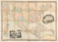 A Map of The United States, Mexico, Central America, California, Oregon, New Mexico, W. Indies, &c. With the Boundaries of the several States, Railroads, Canals, &c.