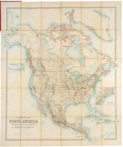 General Map of North America Constructed from the Best Authorities and Embracing the Results of All Explorations to the Present Time