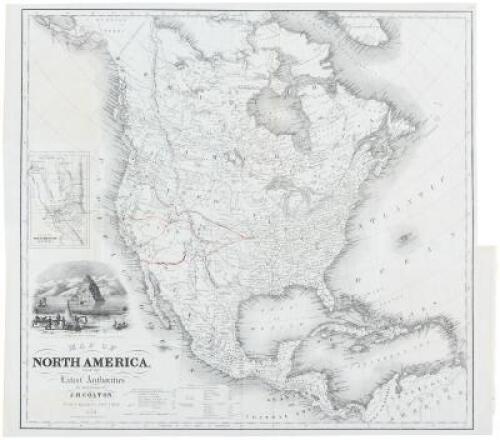 Map of North America from the Latest Authorities