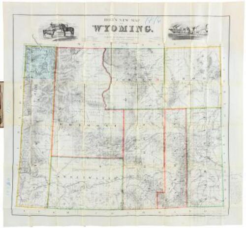 Holt's New Map of Wyoming. Compiled by permission from official records in U.S. Land Office. Published by G.L. Holt, Cheyenne, Wyo. Frank & Fred Bond, Draftsmen 1886