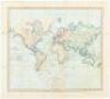 A New Chart of the World, on Mercator's Projection: Exhibiting The Tracks & Discoveries of the most Eminent Navigators, to the Present Period