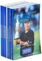 The Open Championship. Programs for 1990 through 1999, each signed by the prior year's champion