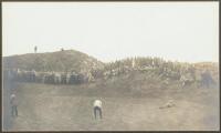 Two original photographs of Walter Travis winning the British Amateur at Royal St. George's, Sandwich