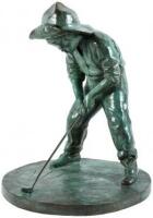 Putter Boy Bronze Sundial