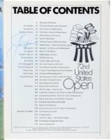 Programs for the 70th through 79th annual US Open Golf Championships, all signed by the champion