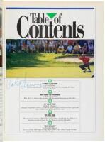 Programs for the 90th through 99th annual US Open Golf Championships, all but one signed by the champion