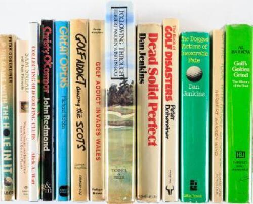 Thirteen volumes of miscellaneous golfing literature - all signed or inscribed.