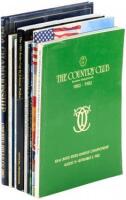 Ten miscellaneous golf championship programs, many signed by the champions