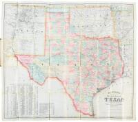 Colton's "New Medium" Map of the State of Texas The Indian Territory Etc. From the latest & Most Authentic Sources