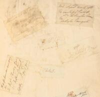 English autograph album, 1800-1830