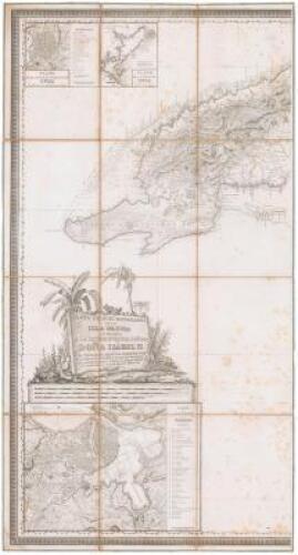 Carta Geogro. Topográfica de la Isla de Cuba Dedicanla a la Reyna Nuestra Señora Doña Isabel II. El Teniente General Conde de Cuba y la Comision de Gefes y Oficiales Militares y de Agrimensores Públicos Que la Levantó y Formó De Su Orden en los Años de 18