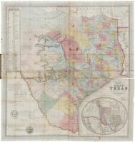 J. De Cordova's Map of the State of Texas Compiled from the Records of the General Land Office of the State, by Robert Creuzbaur, Houston, 1849