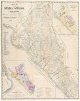 Map of the State of Sinaloa, Mexico, from actual surveys and reconnoissances By Fredrick G. Weidner, Topographical & Mining Engineer