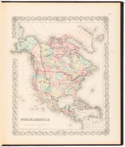 Colton's Atlas of the World, Illustrating Physical and Political Geography by George W. Colton. Accompanied by Descriptions, Geographical, Statistical, and Historical, by Richard Swainson Fisher...Volume I.--North and South America, Etc. [and] Volume II.-