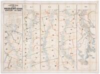 Lloyd's Map of the Lower Mississippi River from St. Louis to the Gulf of Mexico. Compiled from Government Surveys in the Topographical Bureau, Washington, D.C. Revised and corrected to the present time by Captains Bart and William Bowen, Pilots of Twenty 