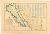 Cette Carte de Californie et du Nouveau Mexique, est tirée de celle qui a èté envoyée par un grande d'Espagne pour ètre communiquée a Mrs. de l'Academie Royale des Sciences