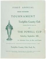 First Annual Mixed Foursome Tournament...for The Powell Cup