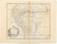 A New and Accurate Map of Peru, and the Country of the Amazones. Drawn from the most authentick French Maps &c.