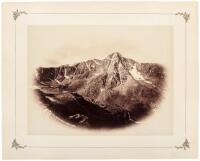 "Das Alpine America" - portfolio of 19 original albumen photographs