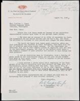 Typed Letter, signed regarding DuPont's role in the building the Atom Bomb