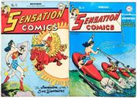 Two Issues of Sensation Comics Featuring Wonder Woman