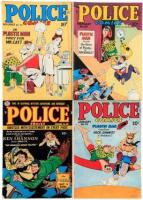 Four Issues of Police Comics - Featuring Plastic Man