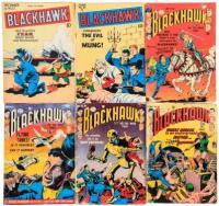 Six Issues of Blackhawk from the Golden Age of Comics
