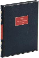 Manuscript volume of poetry, finely bound