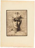 The Commander in Chief, an allegory [Woodrow Wilson] - original etching