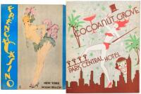 2 Jazz Age New York restaurant-theater menus