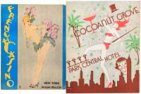 2 Jazz Age New York restaurant-theater menus