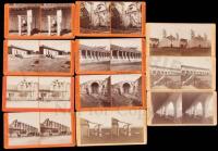 Eleven stereoviews of California Missions - from the private library of Harry Claude Peterson