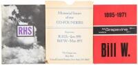 The Grapevine / Memorial Issues of our Co-Founders / Reprints: R.H.S. &ndash; Jan. 1951 / Bill W. &ndash; Mar. 1971