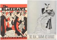 2 menus for Black Hawk restaurant, Chicago