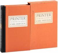 Printer at the Pass: The Work of Carl Hertzog