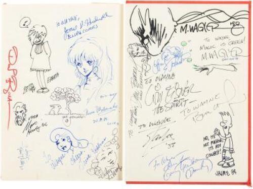 All In Color For a Dime - With Signatures and Drawings by Over 100 Members of the Comic Book Industry