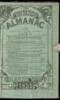 Bound volume of 12 Almanacs published by Horace Greeley
