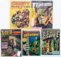 Five Issues of Classic Horror Magazines