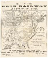 Condensed Time Table via the Erie Railway: Forming with its connections the great broad gauge double track route to New York, Boston, New Haven... and all the principal cities and towns in New England...