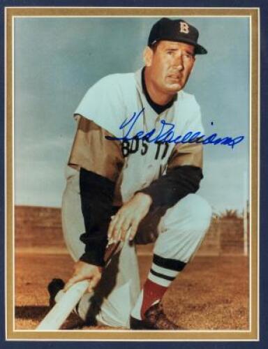 Autographed Photo of Ted Williams
