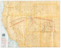 Map of the Denver & Rio Grande System and the Western Pacific Railway and connections