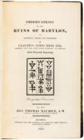 Observations of the Ruins of Babylon as Recently Visited and Described by Claudius James Rich, Esq., Resident for the East India Company at Bagdad; With Illustrative Engravings