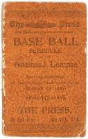 Base Ball Schedule of the National League and American Association of Professional Base Ball Clubs, Season of 1895 (wrapper title)